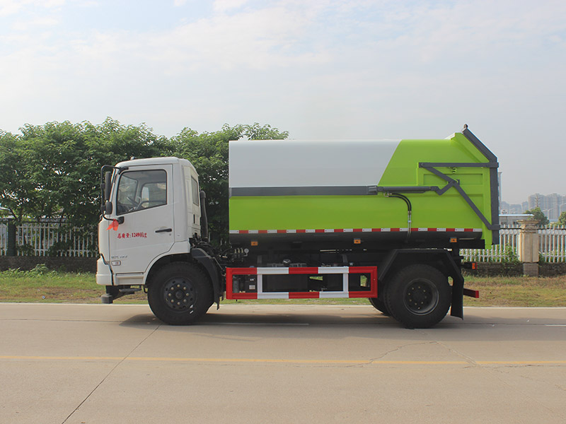 東風天錦底盤（3800軸距）壓縮式對接垃圾車