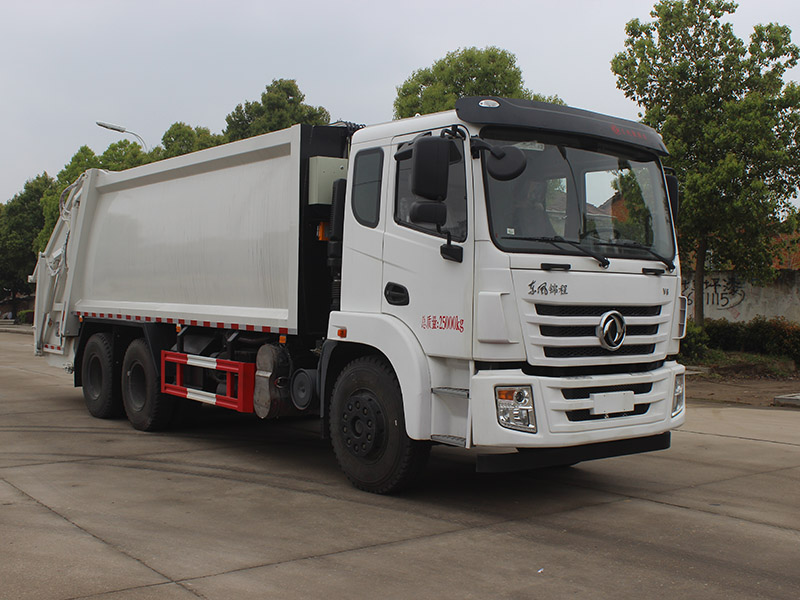 東風錦程后雙橋底盤18方-20方壓縮式垃圾車