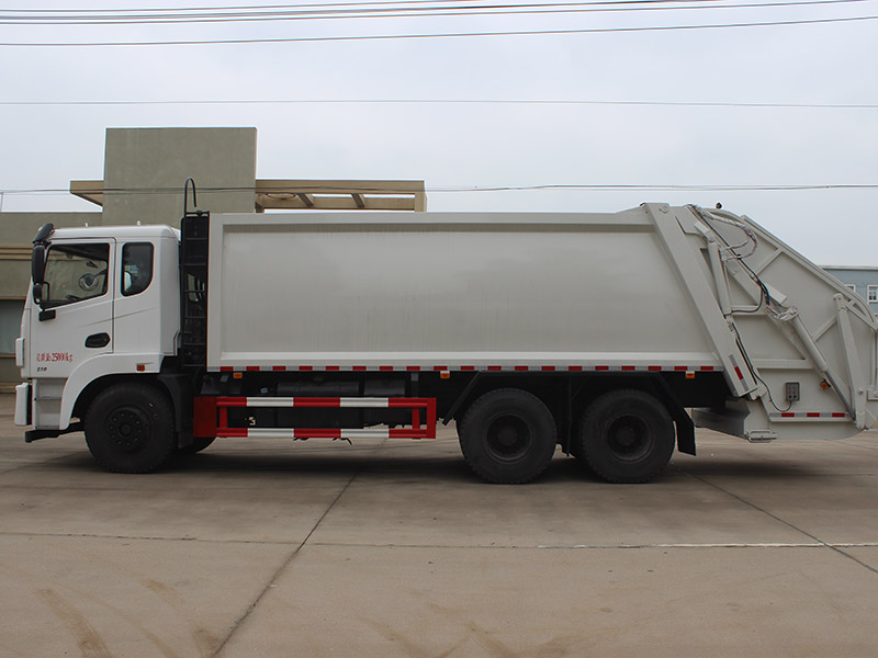 東風錦程后雙橋底盤18方-20方壓縮式垃圾車