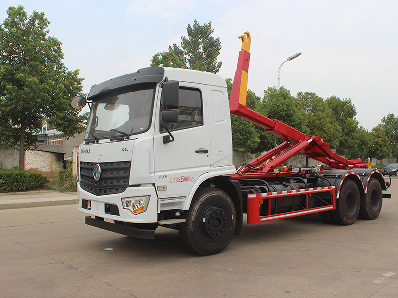 東風多利卡9方側裝壓縮式垃圾車