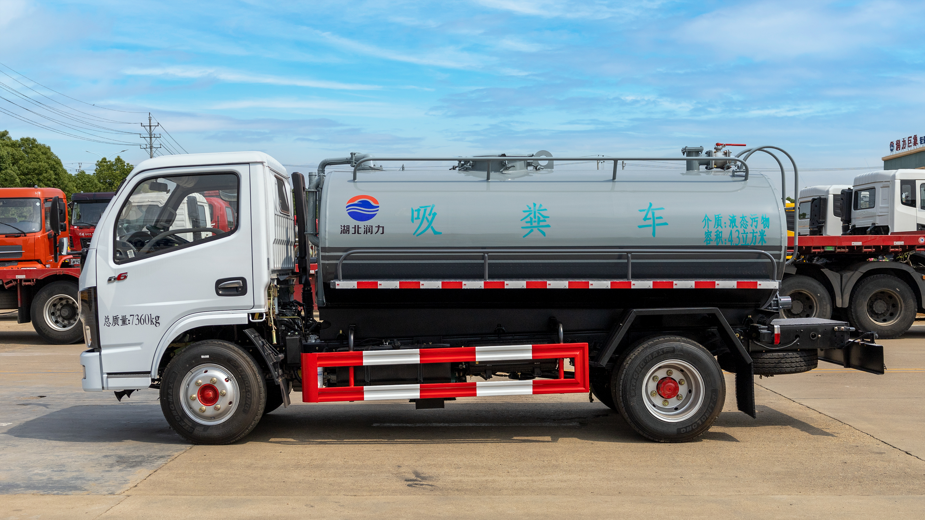 【潤力精品車】東風(fēng)多利卡D6吸糞車